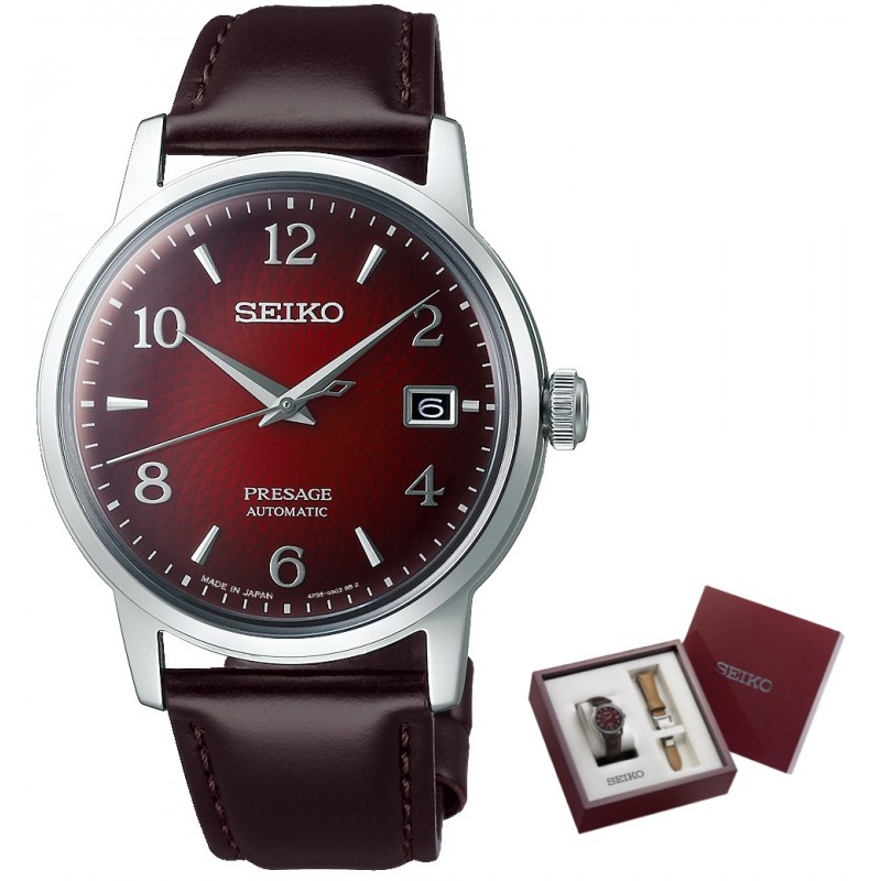 Montre SEIKO PRESAGE Mod. AUTOMATIC COCKTAIL COLLECTION - Negroni SRPE41J1EST