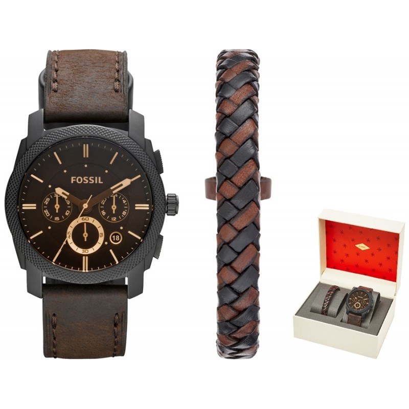 Montre FOSSIL Mod. MACHINE - Special Pack + Bracelet FS5251SET