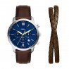 Montre FOSSIL Mod. NEUTRA Special Pack + Bracelet FS6018SET