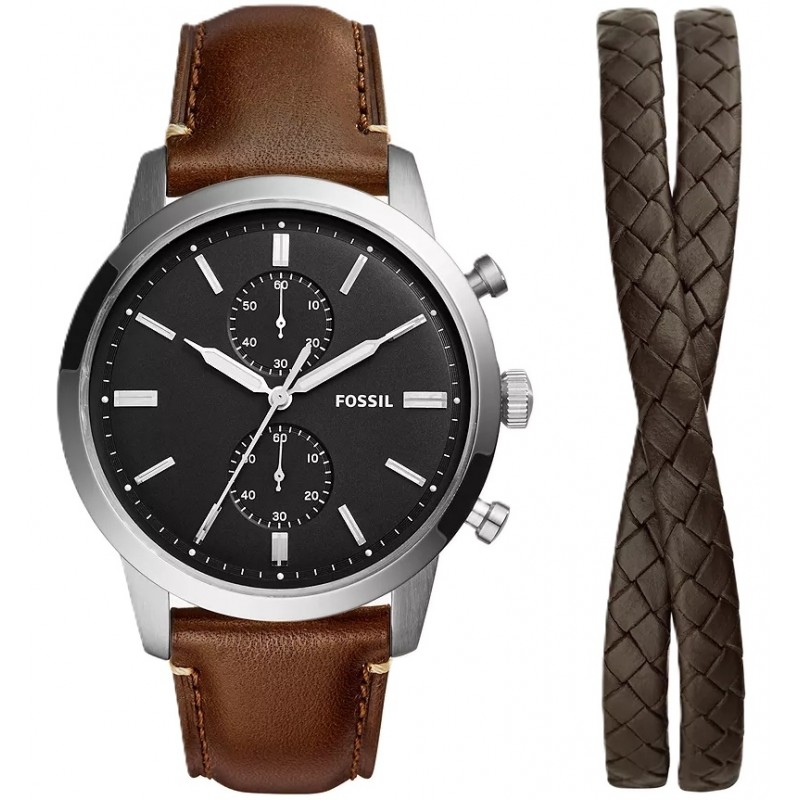 Montre FOSSIL Mod. TOWNSMAN Special Pack + Bracelet FS5967SET