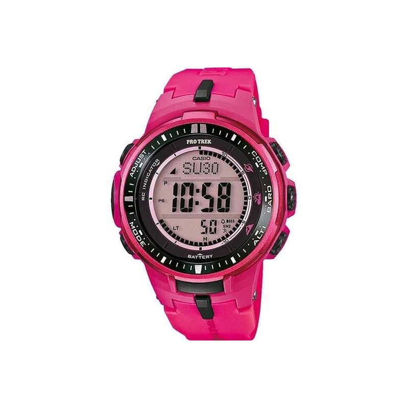 Montre CASIO PRO TREK - THOUGH SOLAR - TRIPLE SENSOR PRW-3000-4BER