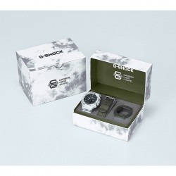 Montre CASIO G-SHOCK Mod. OAK - ALPINE CAMO SERIE Special Edt. SNOW CAMOUFLAGE + Extra Case & Strap ***Special Price*** GAE-2100