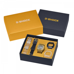 Montre CASIO G-SHOCK Mod. THE ORIGIN - GOLD CHAIN Limited Edt. Special Pack + 2 Extra straps + 2 Extra Bezels ***SPECIAL PRICE**