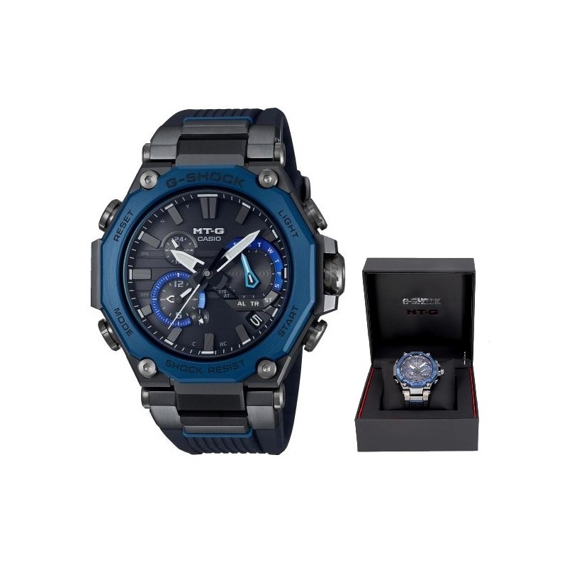 Montre CASIO G-SHOCK MASTER OF G Mod. METAL TWISTED-G BLUE - DUAL CORE GUARD ***SPECIAL PRICE*** MTG-B2000B-1A2ER