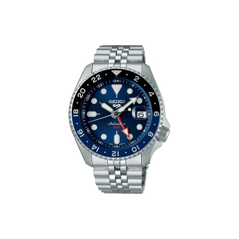 Montre SEIKO 5 Mod. GMT AUTOMATIC BLUE BATMAN SSK003K1