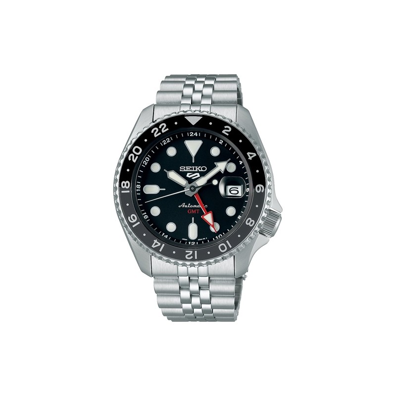 Montre SEIKO 5 GMT AUTOMATIC Mod. GMT BLACK SSK001K1