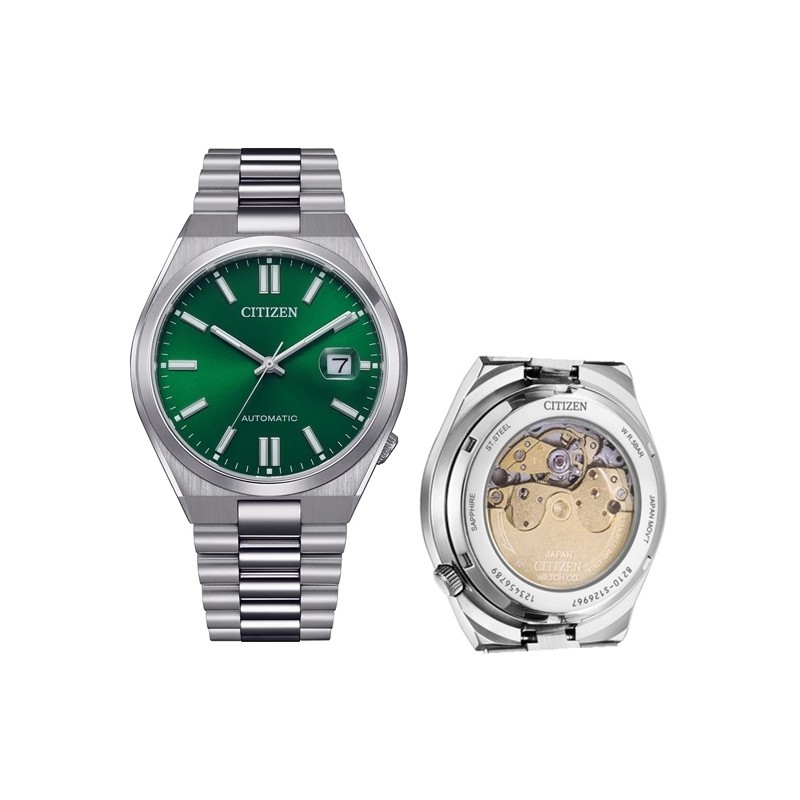 Montre CITIZEN Mod. TSUYOSA Automatic - FOREST GREEN NJ0150-81X