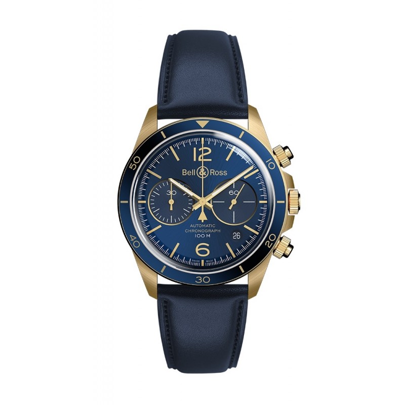 Montre BELL & ROSS Mod. AERONAVALE BRV294-BLU-BR_SCA